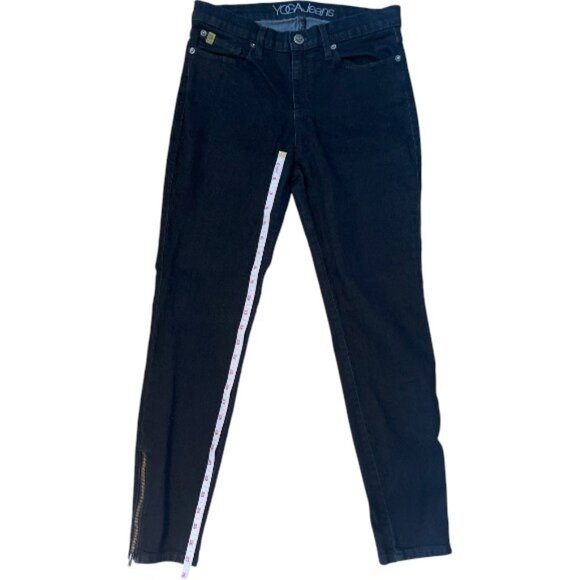 Yoga black high rise skinny jeans size 28 - Picture 3 of 6